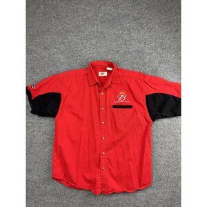 Vintage Budweiser Dale Jr Shirt Mens XL Red Winner's Circle Racing NASCAR 2000s